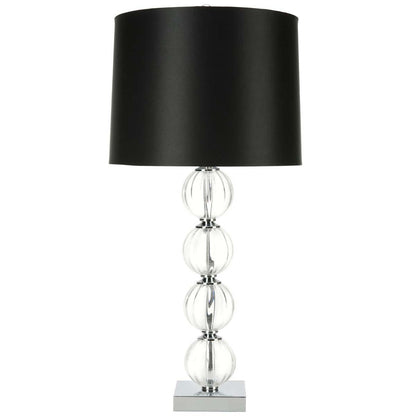 Amanda 31 Inch H Crystal Glass Globe Lamp | Safavieh - LITS4006
